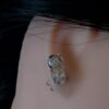 Aretes de plata fina con una piedra de citrino seleccionada por su brillo y claridad, por RomeoJewelet.