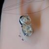 Joyería fina: aretes de plata pura con una preciosa gema de citrino en forma de gota, creados por RomeoJewelet.