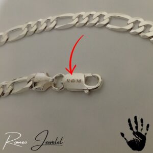 Secreto revelado: la cadena Figaro 2025 de plata 925 pura que estabas buscando.