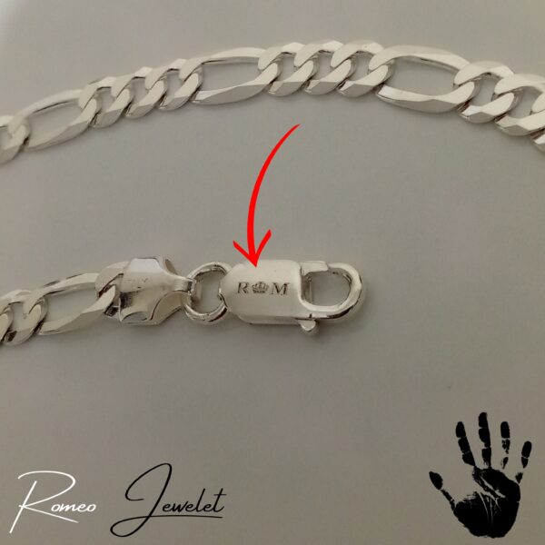 Secreto revelado: la cadena Figaro 2025 de plata 925 pura que estabas buscando.